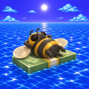 Floating on the money raft
